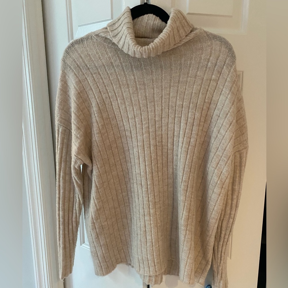 Beige Sparkly Sweater